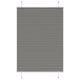 Vidaxx Plissee-Rollo 100x150 cm Stoffbreite 99,4 cm Anthrazit