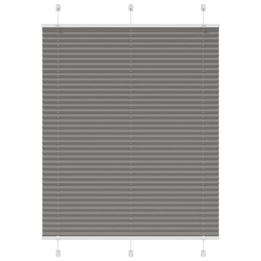 Vidaxx Plissee-Rollo 105x150 cm Stoffbreite 104,4 cm Anthrazit