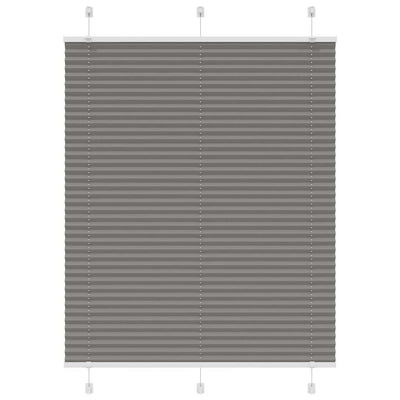 Vidaxx Plissee-Rollo 105x150 cm Stoffbreite 104,4 cm Anthrazit