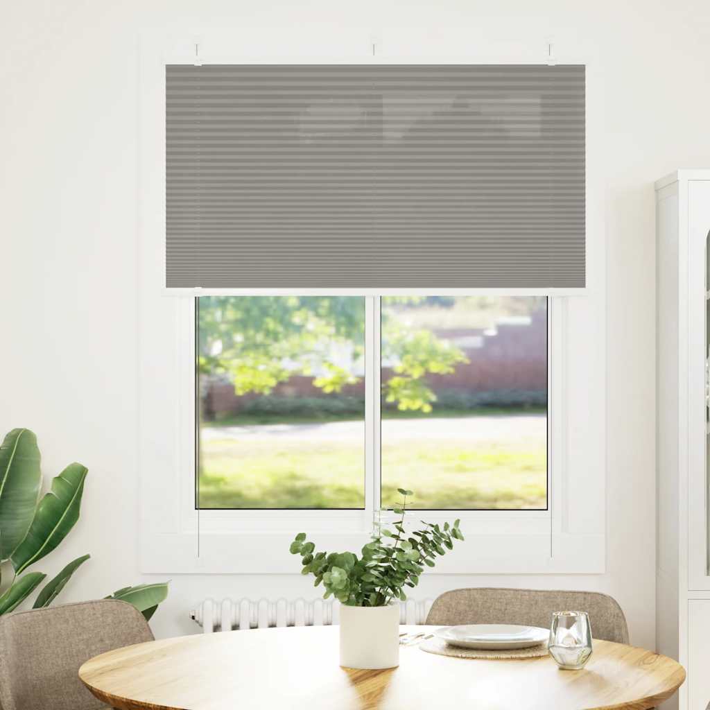 Vidaxx Plissee-Rollo 105x150 cm Stoffbreite 104,4 cm Anthrazit