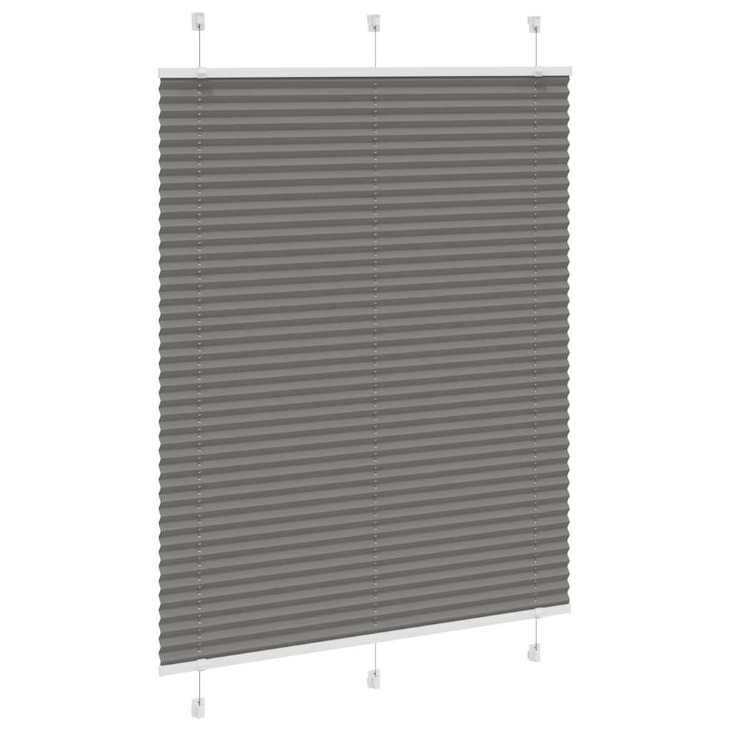 Vidaxx Plissee-Rollo 105x150 cm Stoffbreite 104,4 cm Anthrazit