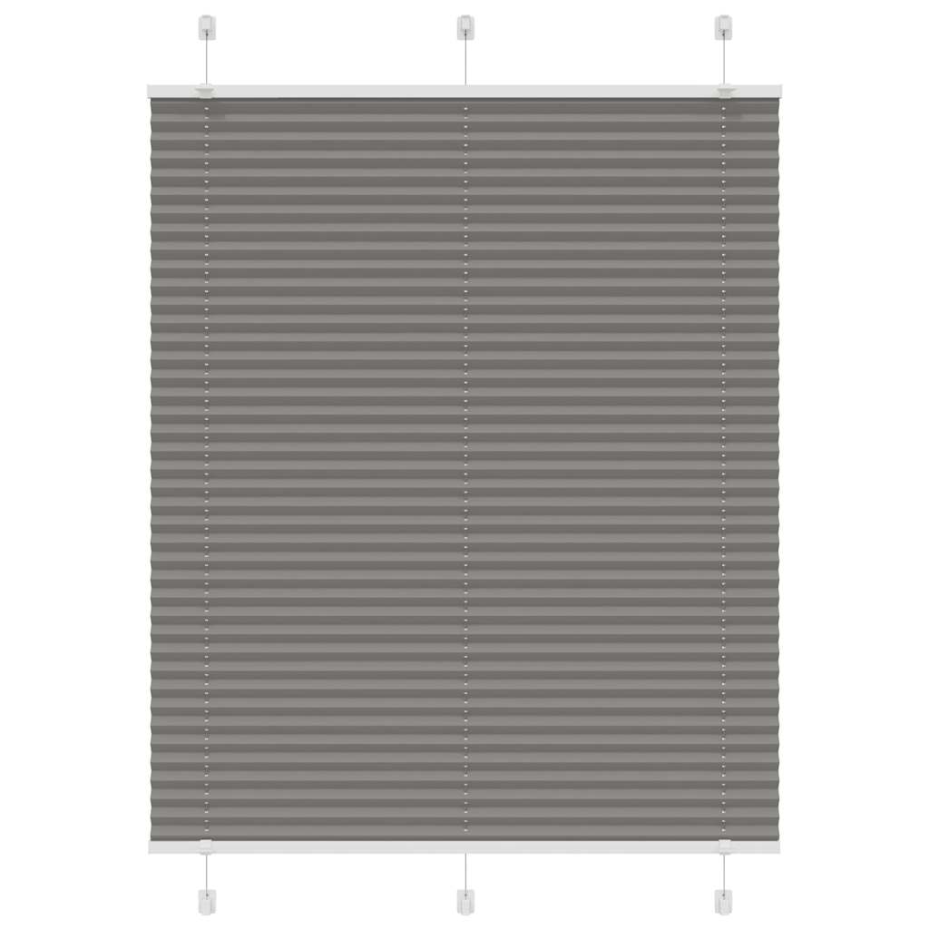Vidaxx Plissee-Rollo 110x150 cm Stoffbreite 109,4 cm Anthrazit