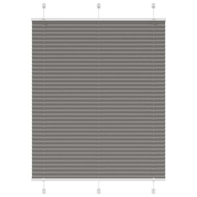 Vidaxx Plissee-Rollo 110x150 cm Stoffbreite 109,4 cm Anthrazit