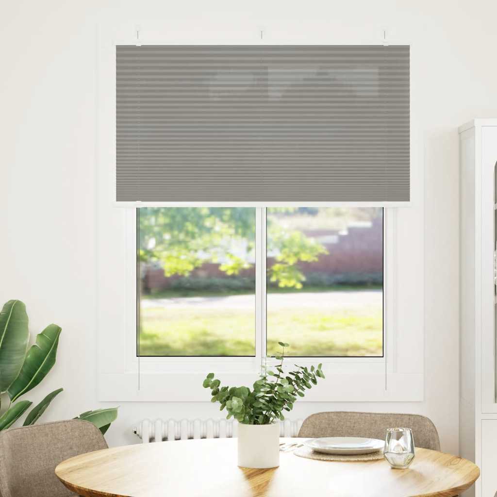 Vidaxx Plissee-Rollo 110x150 cm Stoffbreite 109,4 cm Anthrazit