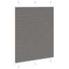 Vidaxx Plissee-Rollo 110x150 cm Stoffbreite 109,4 cm Anthrazit