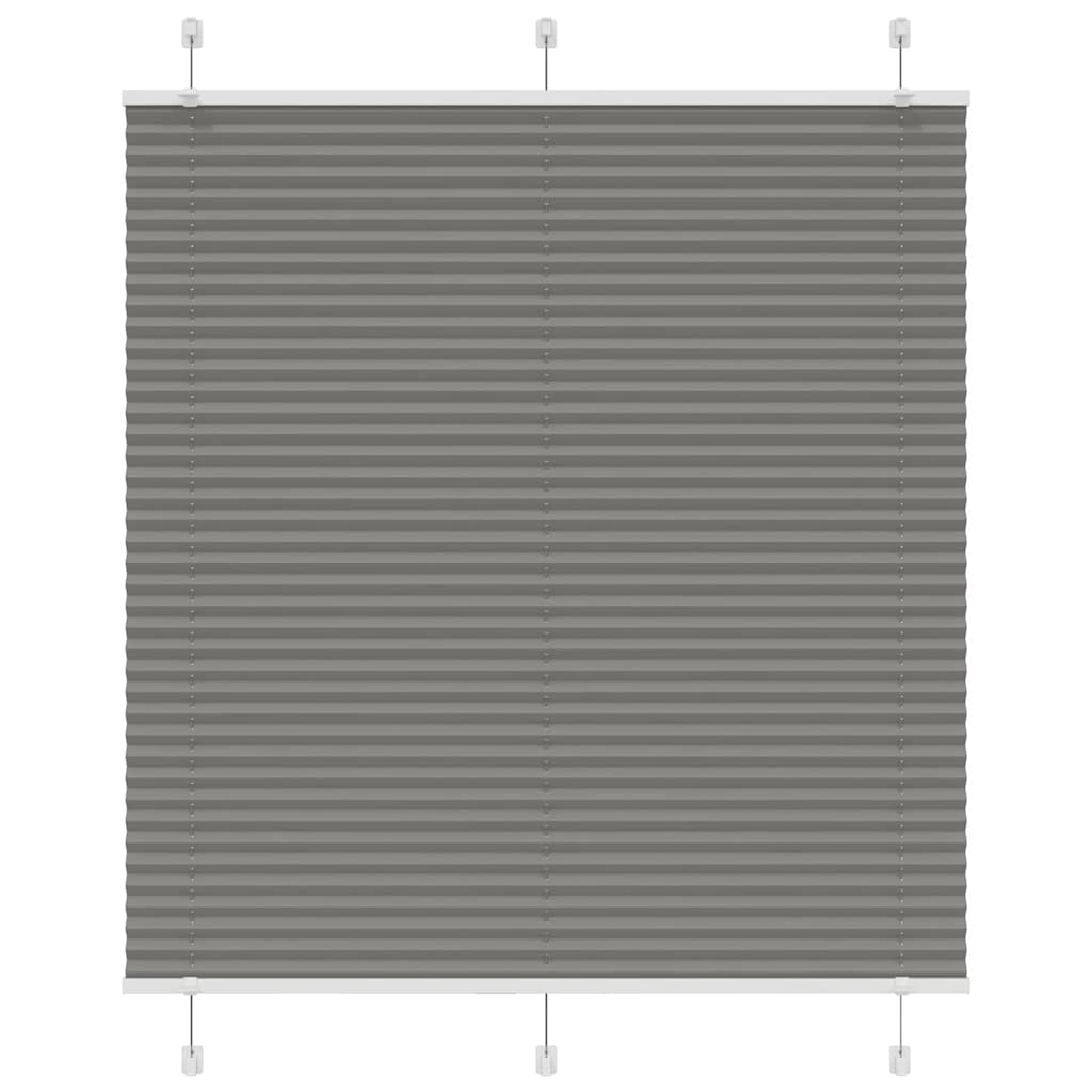 Vidaxx Plissee-Rollo 115x150 cm Stoffbreite 114,4 cm Anthrazit
