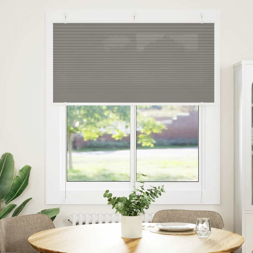 Vidaxx Plissee-Rollo 115x150 cm Stoffbreite 114,4 cm Anthrazit