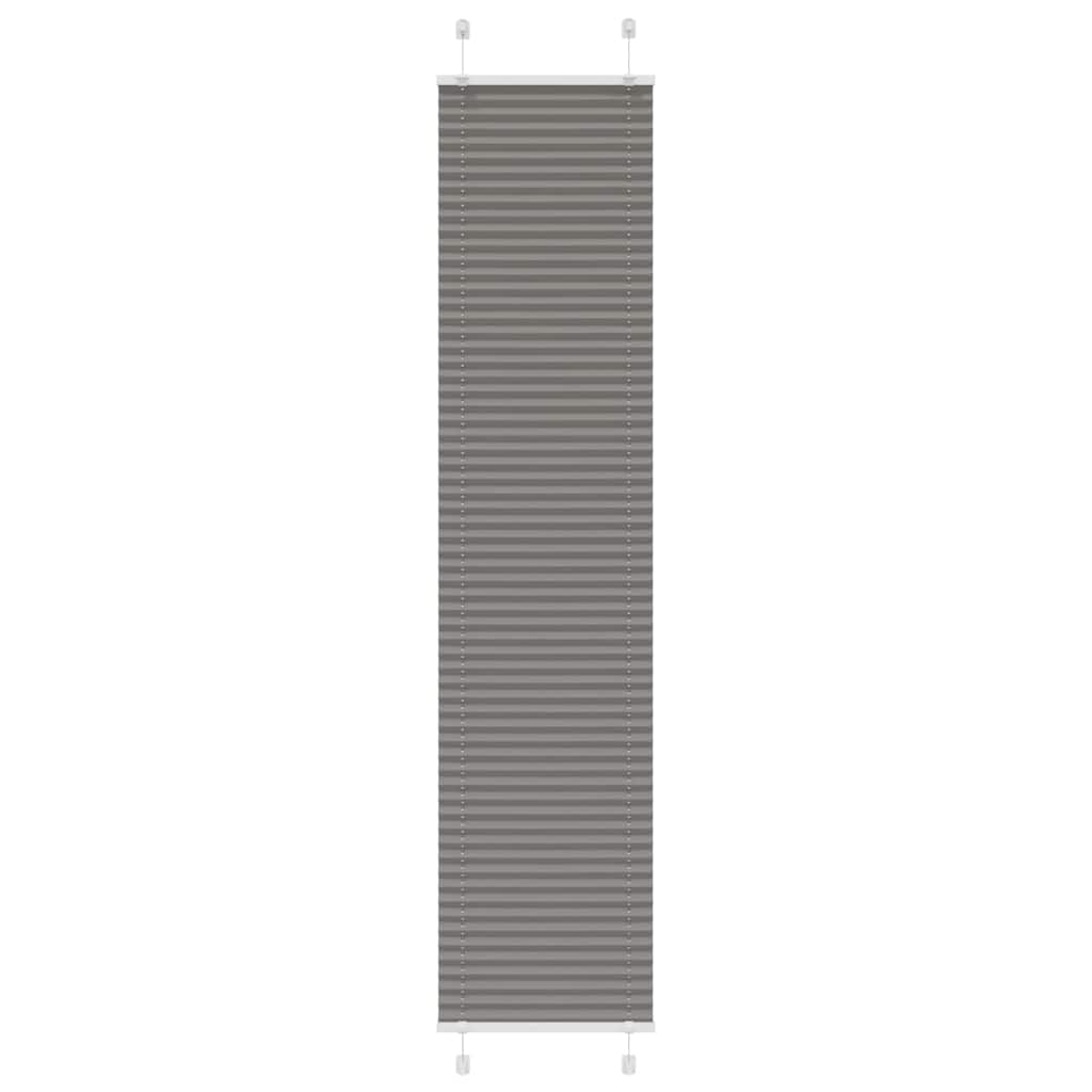 Vidaxx Plissee-Rollo 40x200 cm Stoffbreite 39,4 cm Anthrazit