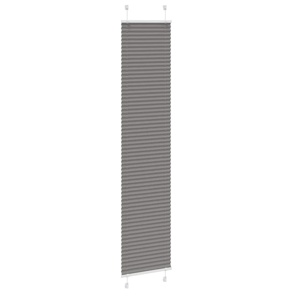 Vidaxx Plissee-Rollo 40x200 cm Stoffbreite 39,4 cm Anthrazit