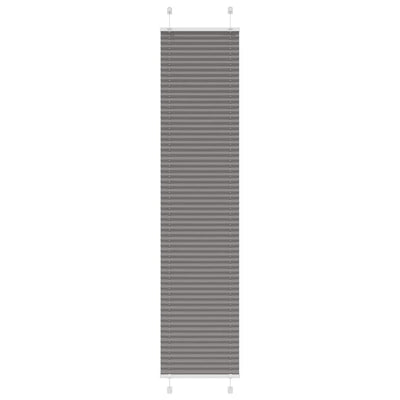Vidaxx Plissee-Rollo 45x200 cm Stoffbreite 44,4 cm Anthrazit