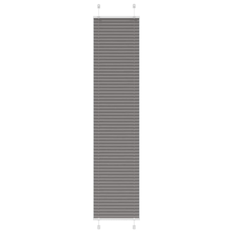 Vidaxx Plissee-Rollo 45x200 cm Stoffbreite 44,4 cm Anthrazit