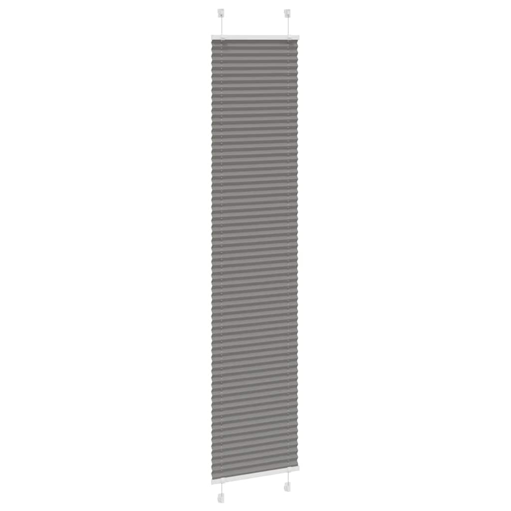 Vidaxx Plissee-Rollo 50x200 cm Stoffbreite 49,4 cm Anthrazit