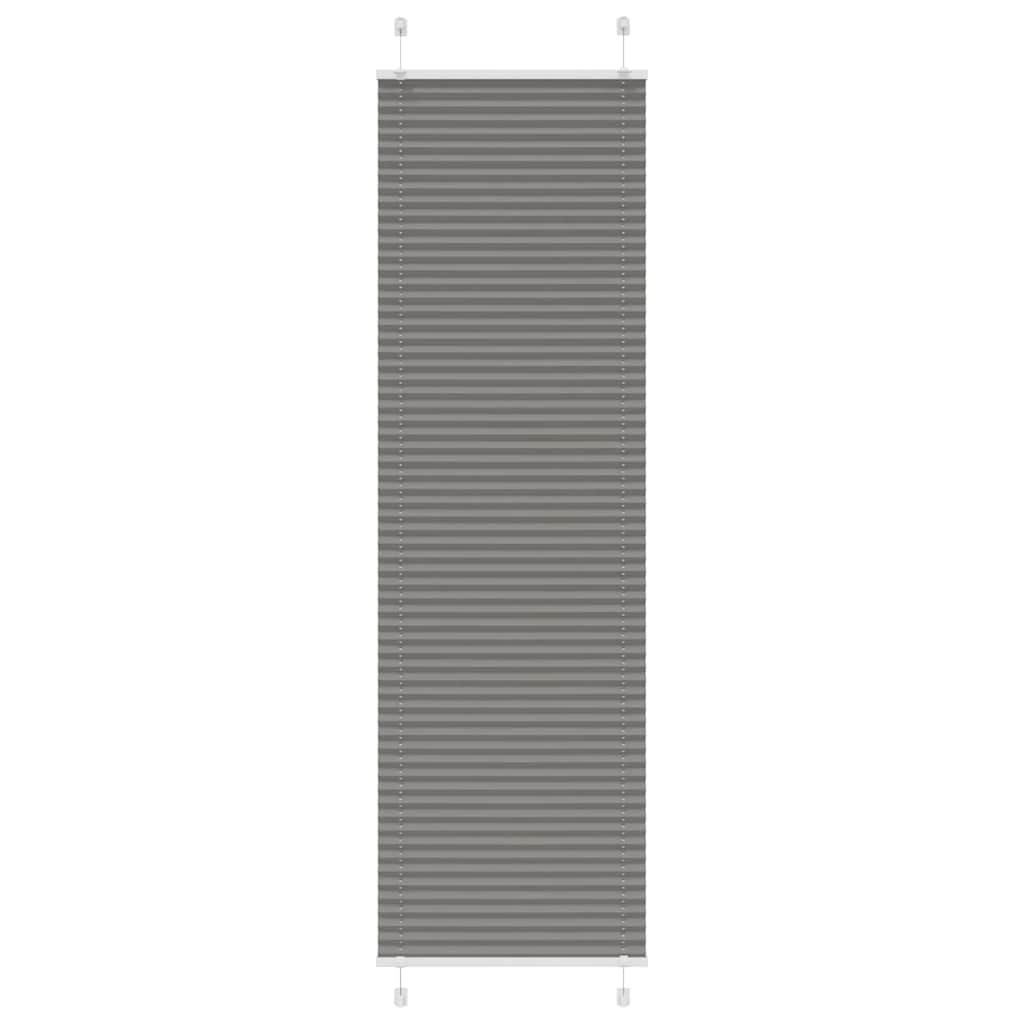 Vidaxx Plissee-Rollo 55x200 cm Stoffbreite 54,4 cm Anthrazit