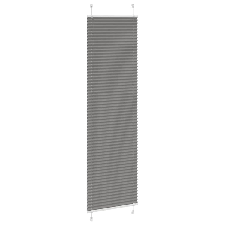 Vidaxx Plissee-Rollo 55x200 cm Stoffbreite 54,4 cm Anthrazit