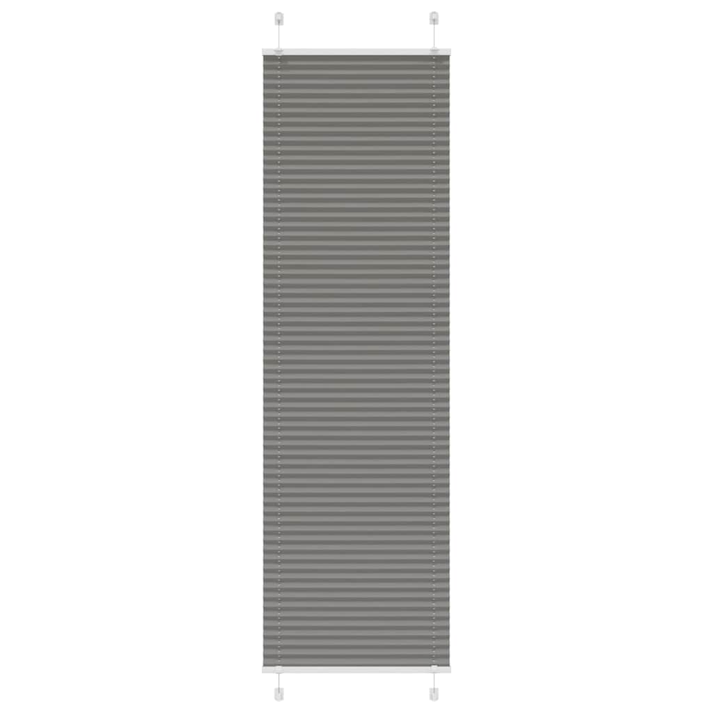 Vidaxx Plissee-Rollo 60x200 cm Stoffbreite 59,4 cm Anthrazit