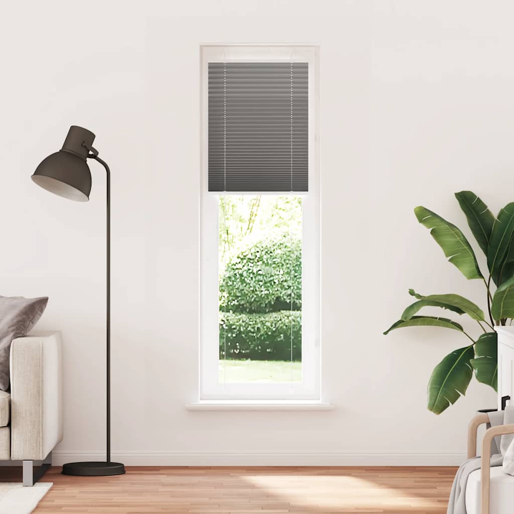 Vidaxx Plissee-Rollo 60x200 cm Stoffbreite 59,4 cm Anthrazit