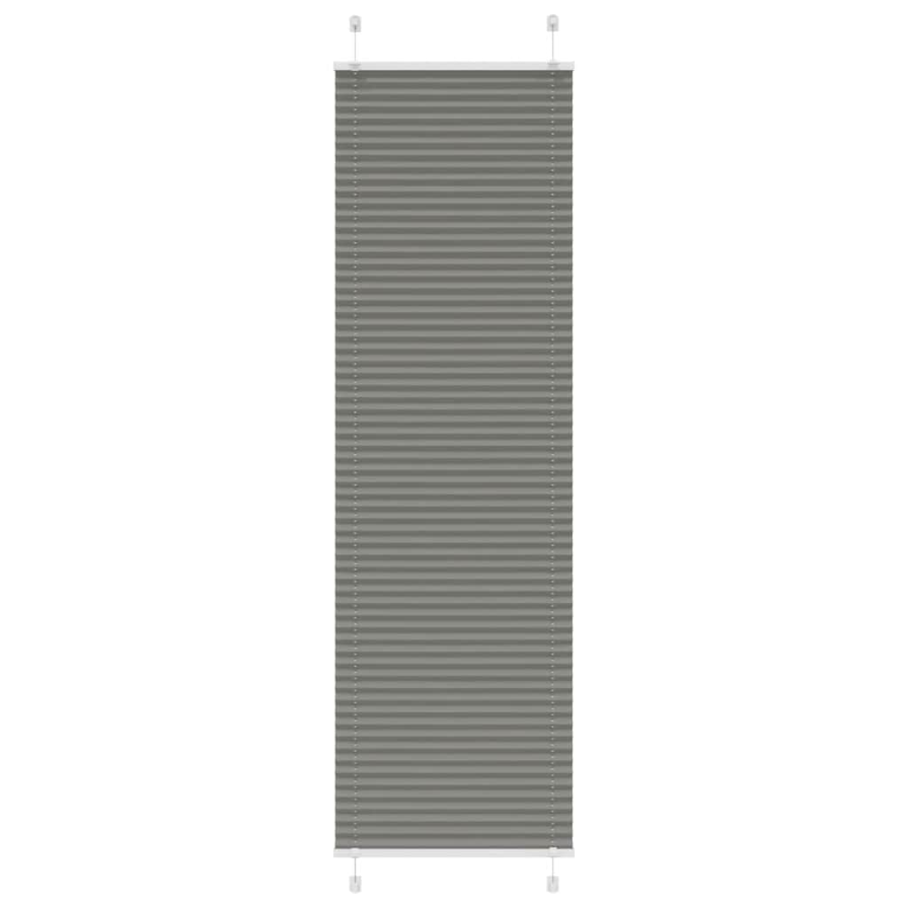 Vidaxx Plissee-Rollo 65x200 cm Stoffbreite 64,4 cm Anthrazit