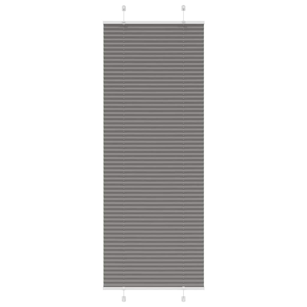 Vidaxx Plissee-Rollo 70x200 cm Stoffbreite 69,4 cm Anthrazit