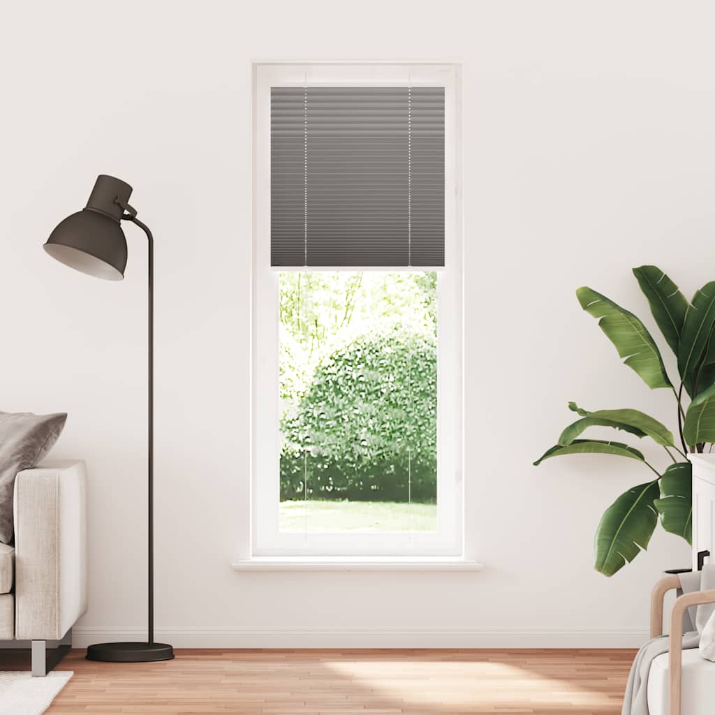 Vidaxx Plissee-Rollo 70x200 cm Stoffbreite 69,4 cm Anthrazit