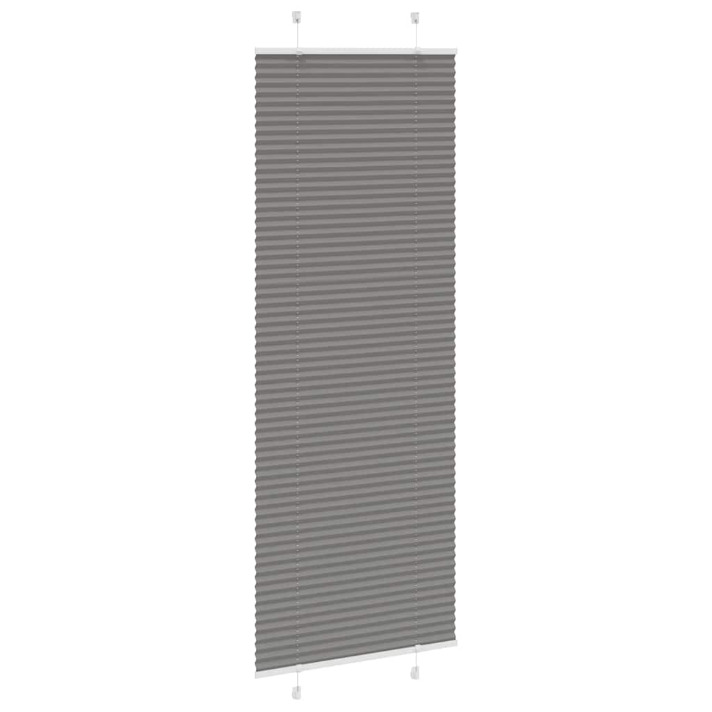Vidaxx Plissee-Rollo 70x200 cm Stoffbreite 69,4 cm Anthrazit