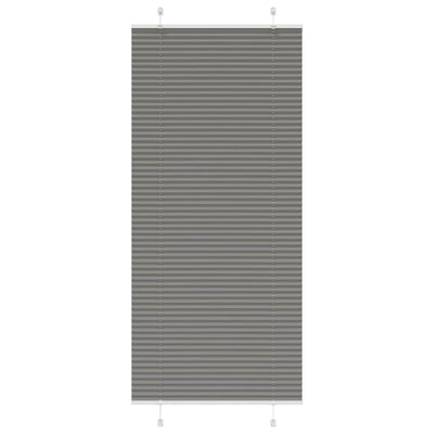 Vidaxx Plissee-Rollo 90x200 cm Stoffbreite 89,4 cm Anthrazit