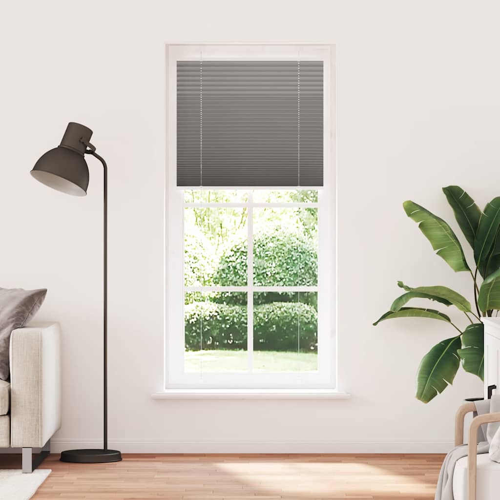 Vidaxx Plissee-Rollo 100x200 cm Stoffbreite 99,4 cm Anthrazit