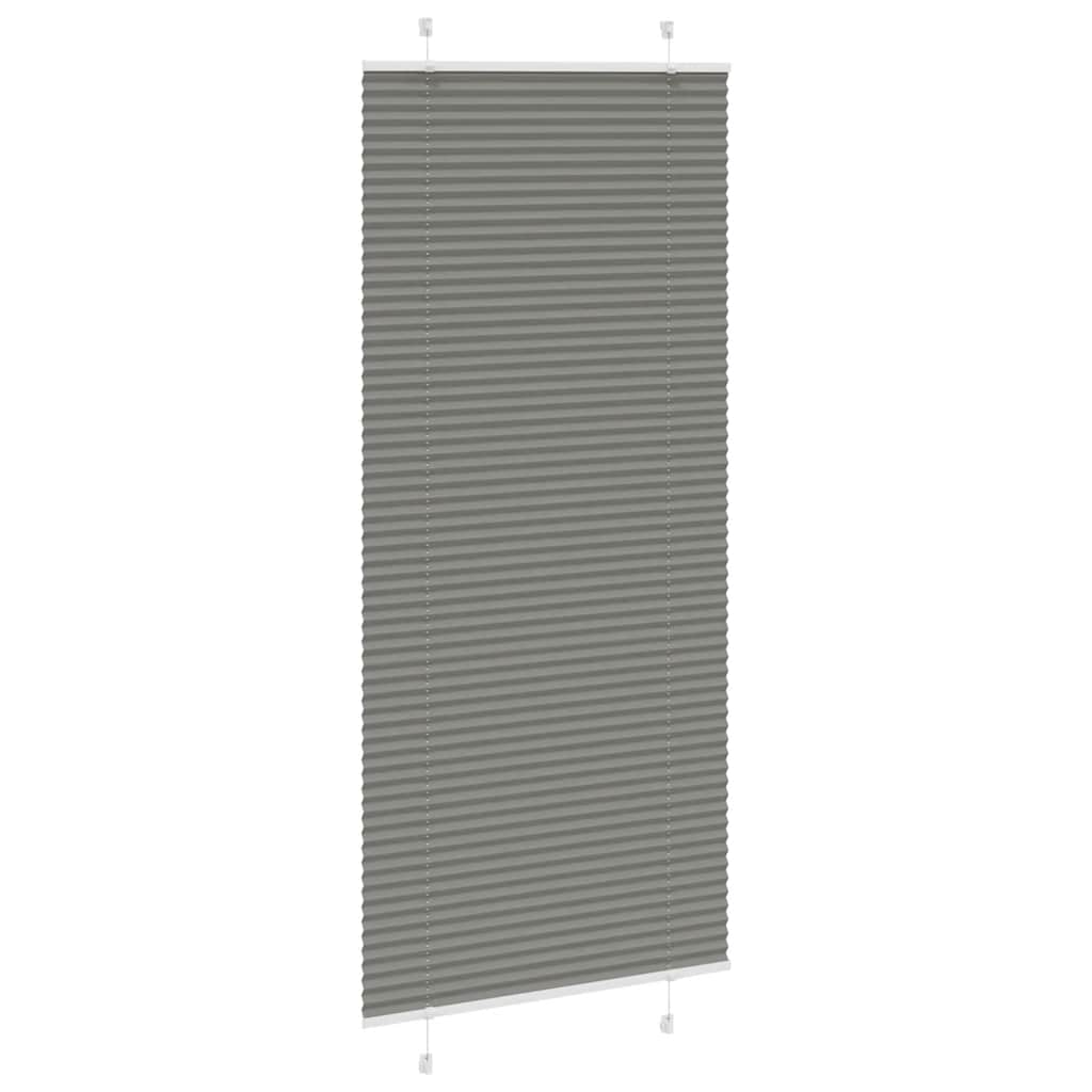 Vidaxx Plissee-Rollo 100x200 cm Stoffbreite 99,4 cm Anthrazit