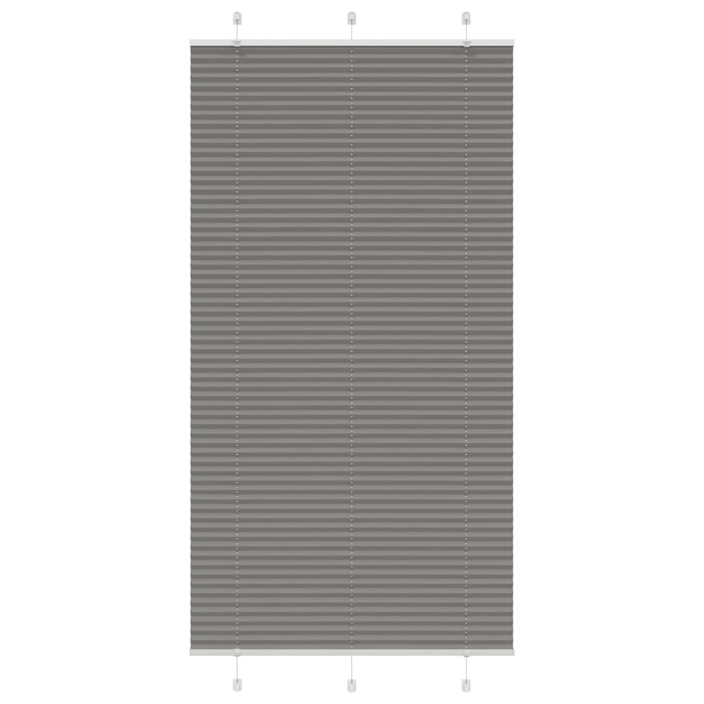 Vidaxx Plissee-Rollo 105x200 cm Stoffbreite 104,4 cm Anthrazit