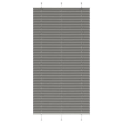 Vidaxx Plissee-Rollo 105x200 cm Stoffbreite 104,4 cm Anthrazit