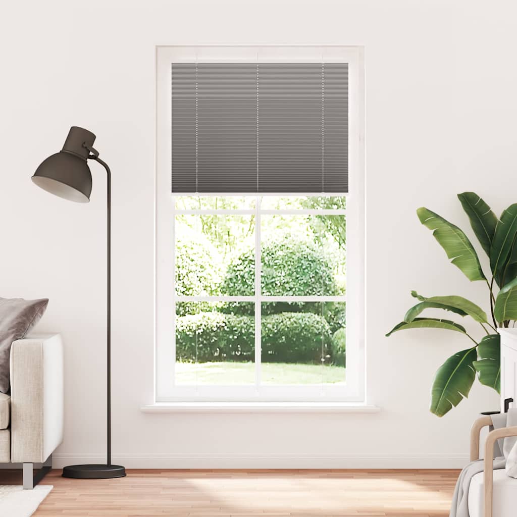 Vidaxx Plissee-Rollo 105x200 cm Stoffbreite 104,4 cm Anthrazit