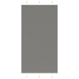 Vidaxx Plissee-Rollo 110x200 cm Stoffbreite 109,4 cm Anthrazit - afbeelding 2
