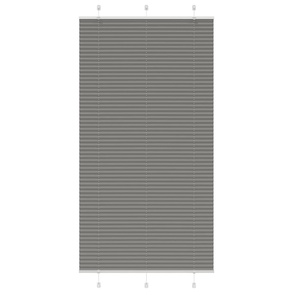 Vidaxx Plissee-Rollo 110x200 cm Stoffbreite 109,4 cm Anthrazit
