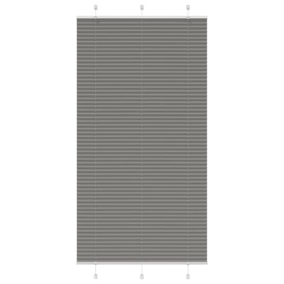 Vidaxx Plissee-Rollo 110x200 cm Stoffbreite 109,4 cm Anthrazit
