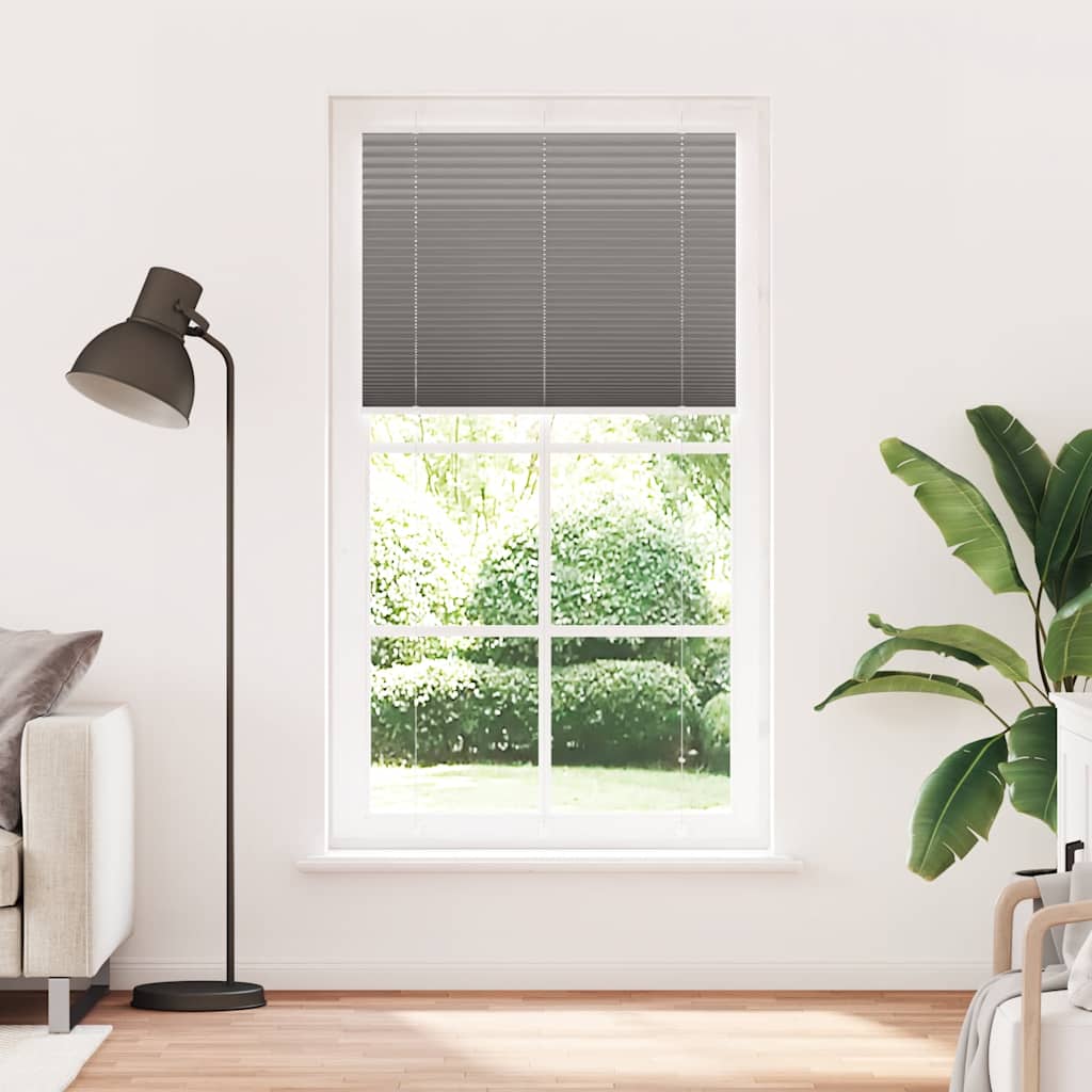 Vidaxx Plissee-Rollo 110x200 cm Stoffbreite 109,4 cm Anthrazit