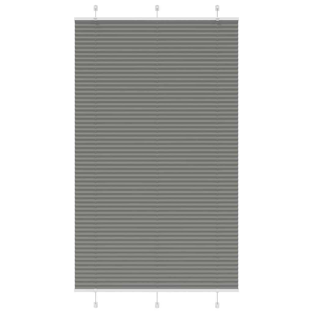 Vidaxx Plissee-Rollo 115x200 cm Stoffbreite 114,4 cm Anthrazit