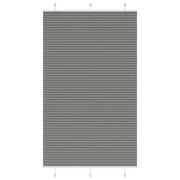 Vidaxx Plissee-Rollo 115x200 cm Stoffbreite 114,4 cm Anthrazit - afbeelding 1