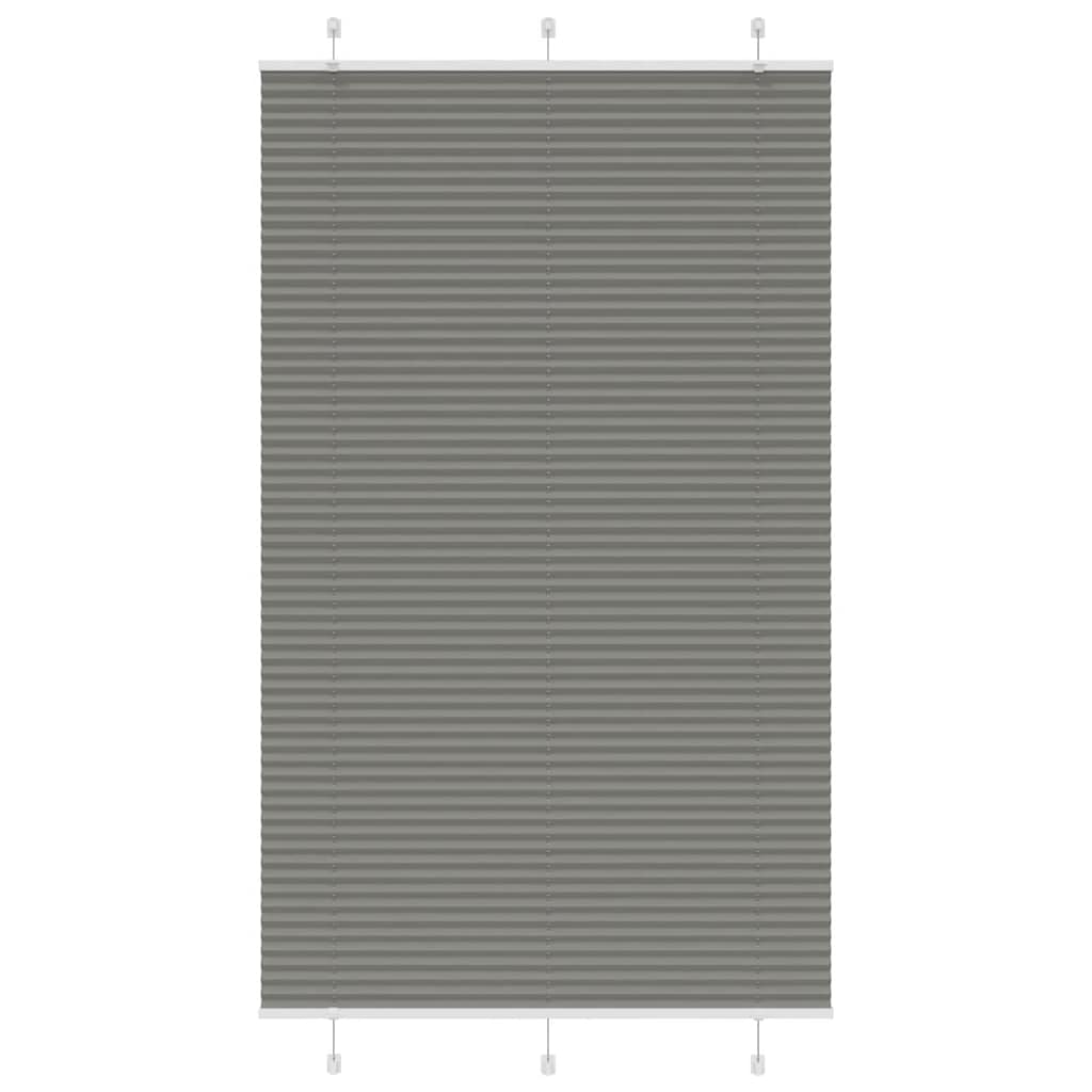 Vidaxx Plissee-Rollo 120x200 cm Stoffbreite 119,4 cm Anthrazit