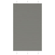 Vidaxx Plissee-Rollo 120x200 cm Stoffbreite 119,4 cm Anthrazit - afbeelding 1