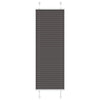 Vidaxx Plissee-Rollo 40x100 cm Stoffbreite 39,4 cm Polyester Schwarz