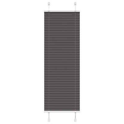 Vidaxx Plissee-Rollo 40x100 cm Stoffbreite 39,4 cm Polyester Schwarz