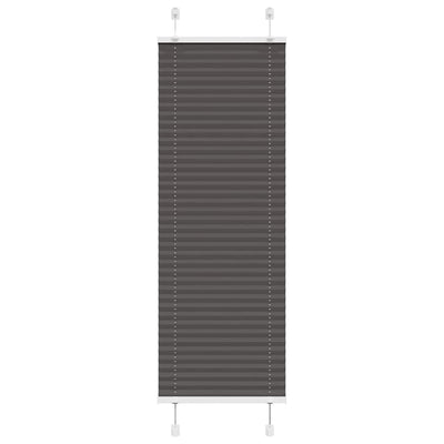 Vidaxx Plissee-Rollo 45x100 cm Stoffbreite 44,4 cm Polyester Schwarz