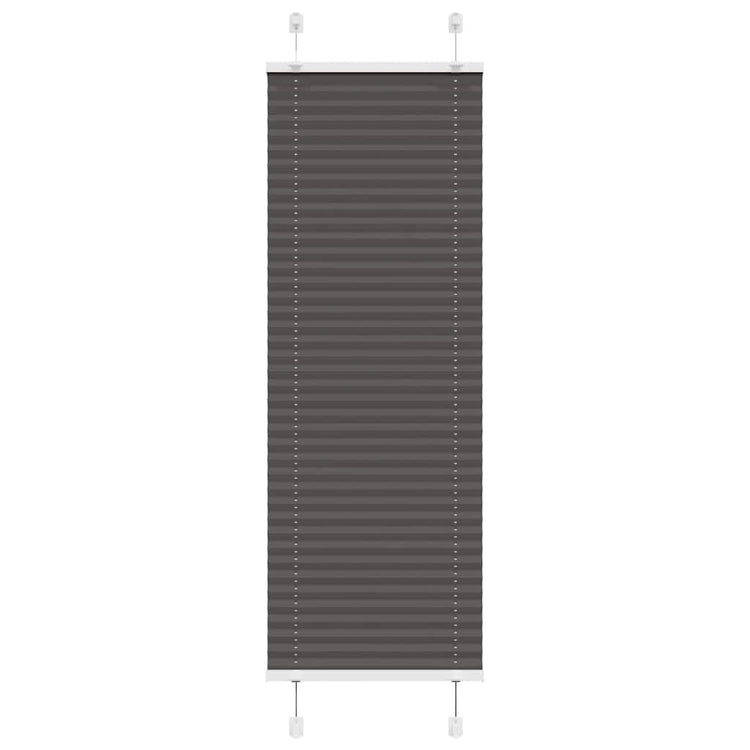 Vidaxx Plissee-Rollo 45x100 cm Stoffbreite 44,4 cm Polyester Schwarz