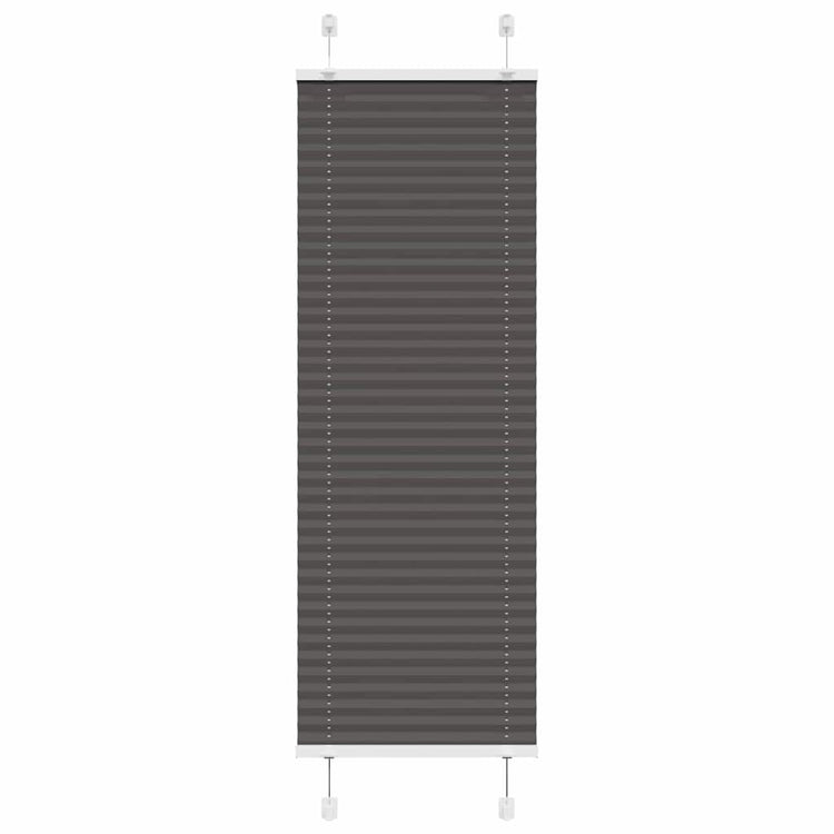 Vidaxx Plissee-Rollo 50x100 cm Stoffbreite 49,4 cm Polyester Schwarz