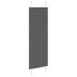 Vidaxx Plissee-Rollo 50x100 cm Stoffbreite 49,4 cm Polyester Schwarz - afbeelding 3