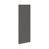Vidaxx Plissee-Rollo 50x100 cm Stoffbreite 49,4 cm Polyester Schwarz