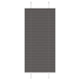 Vidaxx Plissee-Rollo 55x100 cm Stoffbreite 54,4 cm Polyester Schwarz - afbeelding 2