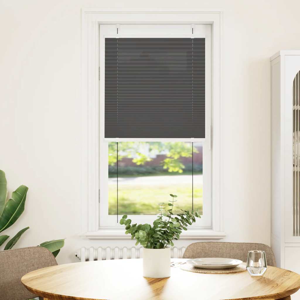 Vidaxx Plissee-Rollo 55x100 cm Stoffbreite 54,4 cm Polyester Schwarz