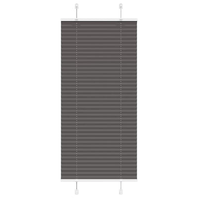 Vidaxx Plissee-Rollo 60x100 cm Stoffbreite 59,4 cm Polyester Schwarz