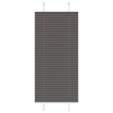 Vidaxx Plissee-Rollo 65x100 cm Stoffbreite 64,4 cm Polyester Schwarz - afbeelding 2