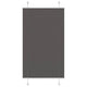 Vidaxx Plissee-Rollo 80x100 cm Stoffbreite 79,4 cm Polyester Schwarz